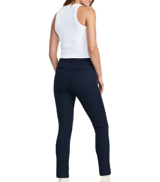 High-Waisted Pixie Skinny Ankle Pants for Women Black Jack