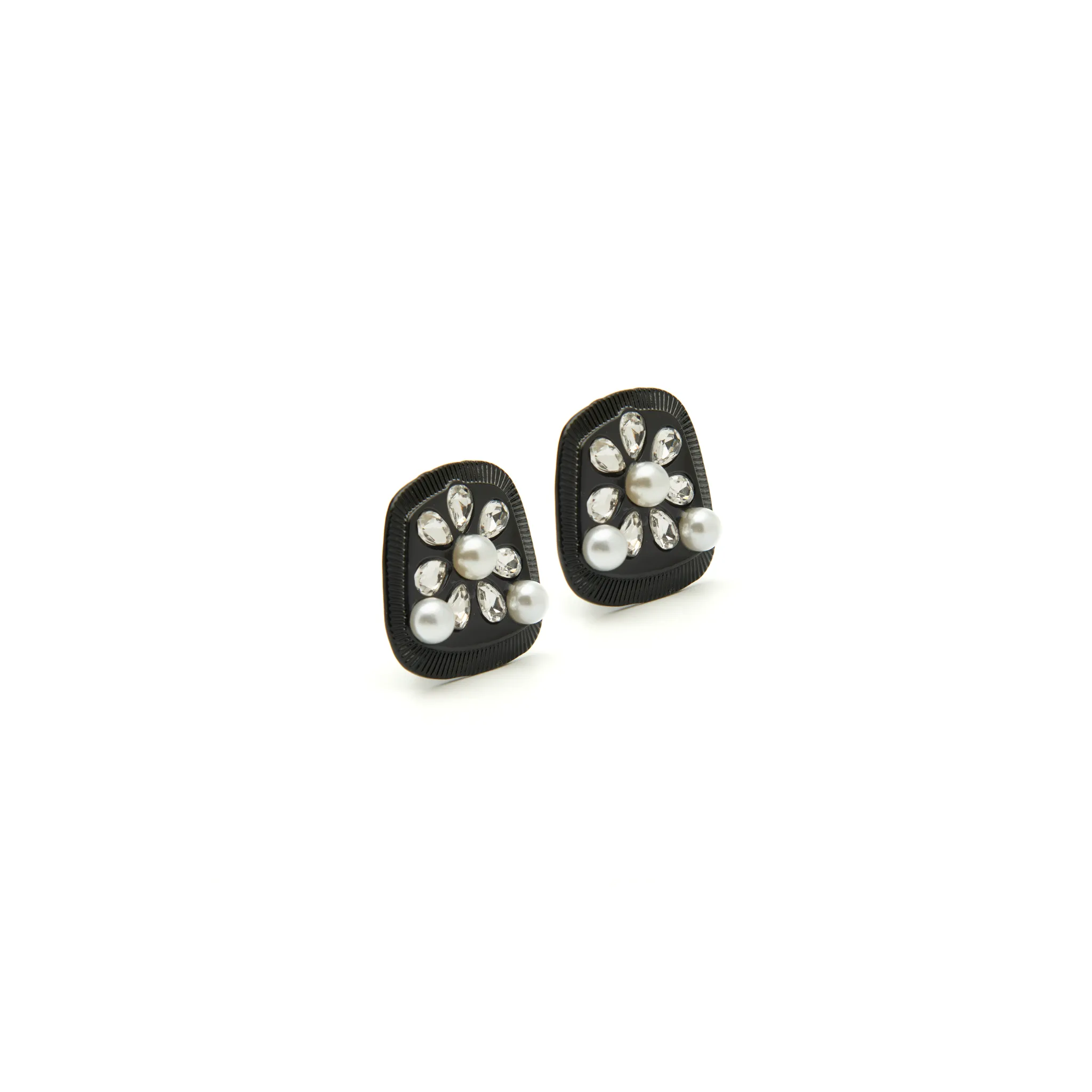 Holly Gift Boxed Oversized Black Earrings Inspired By BAT