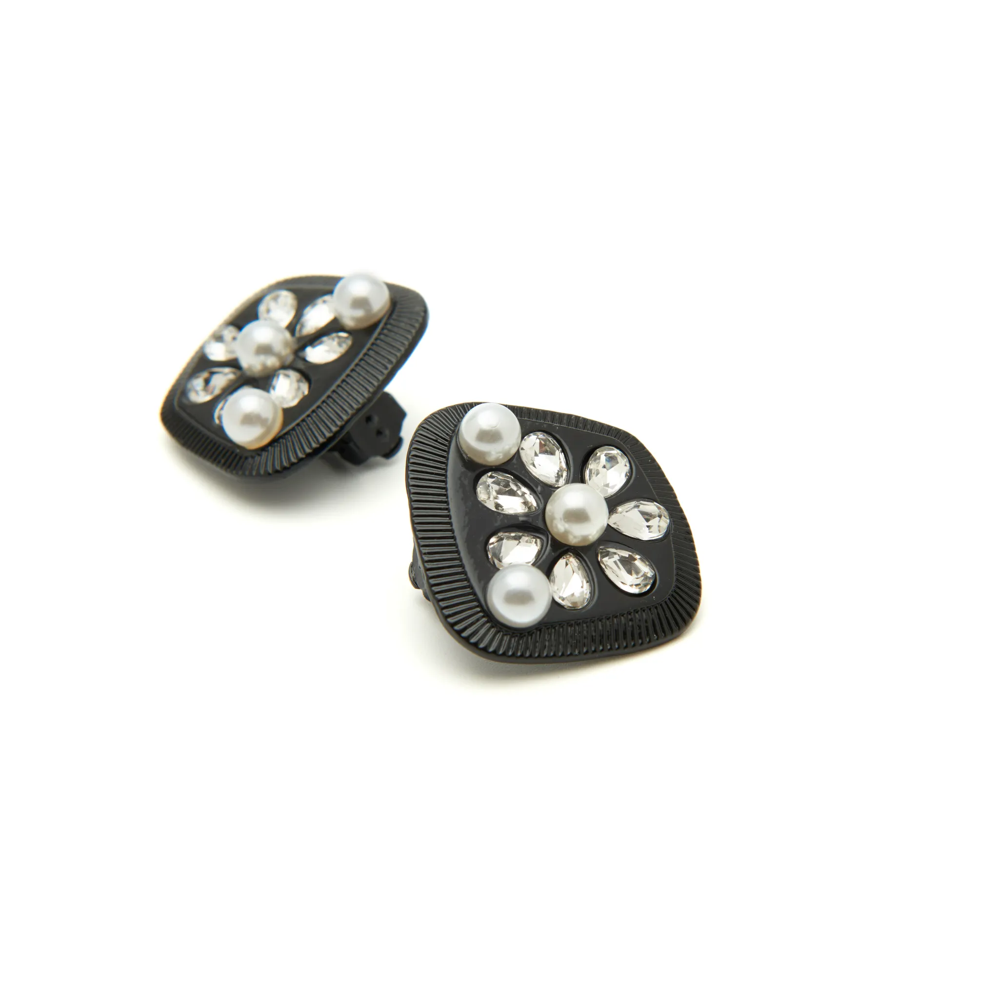 Holly Gift Boxed Oversized Black Earrings Inspired By BAT