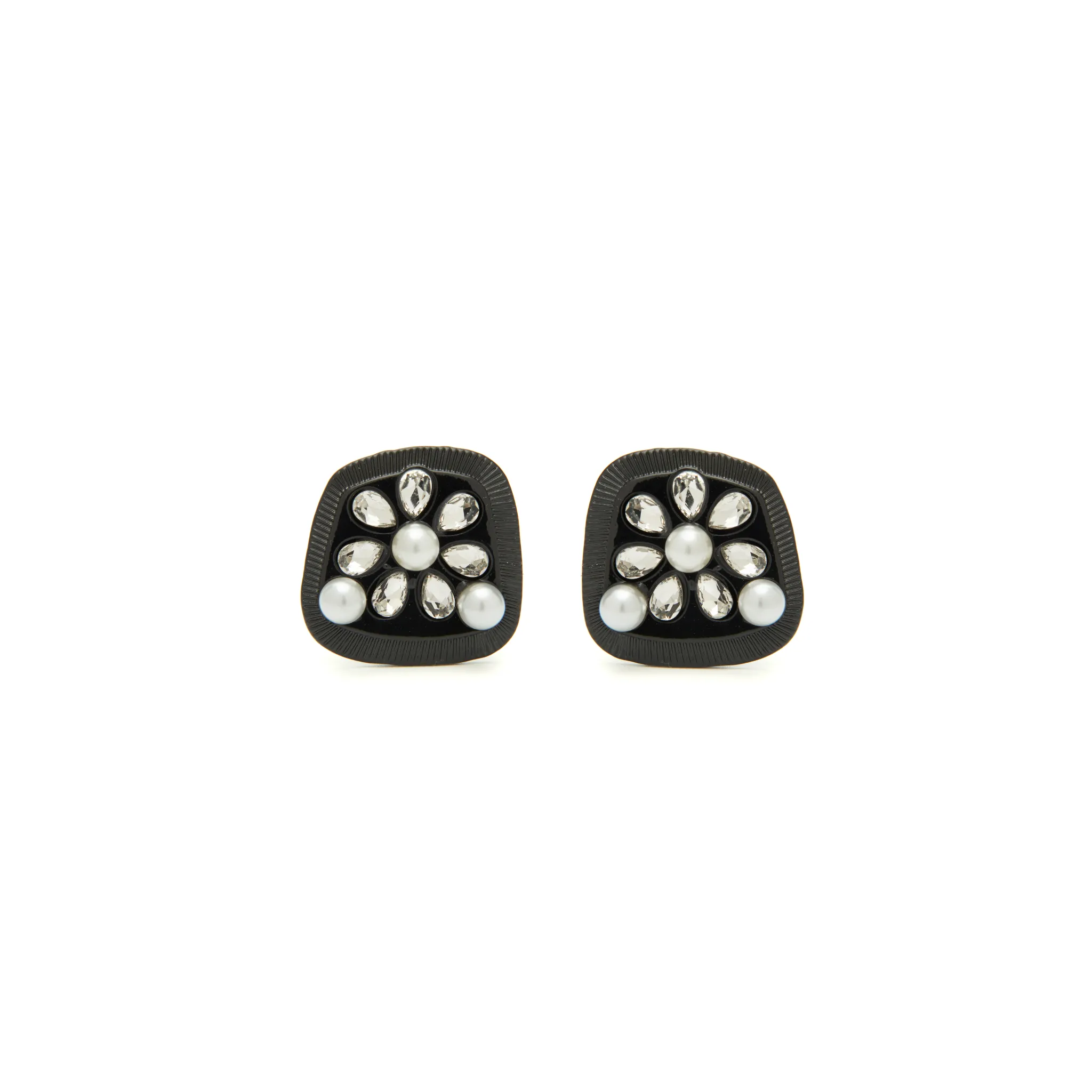 Holly Gift Boxed Oversized Black Earrings Inspired By BAT