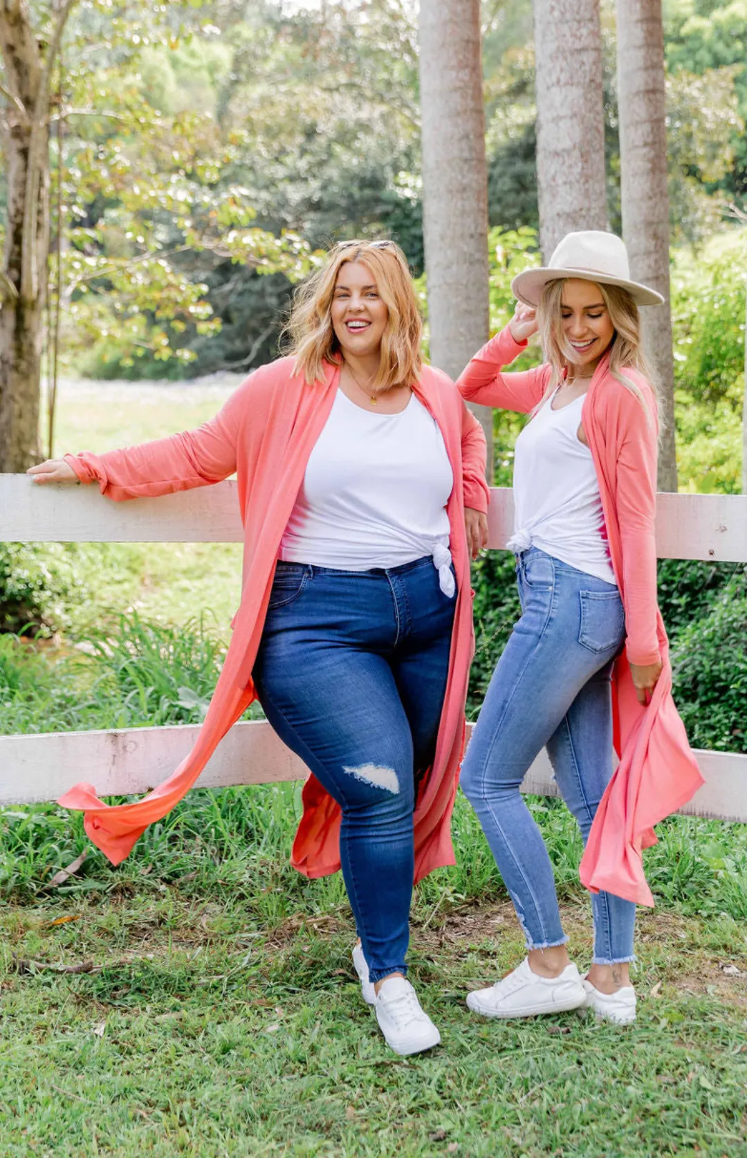 Jane Cardigan in Coral