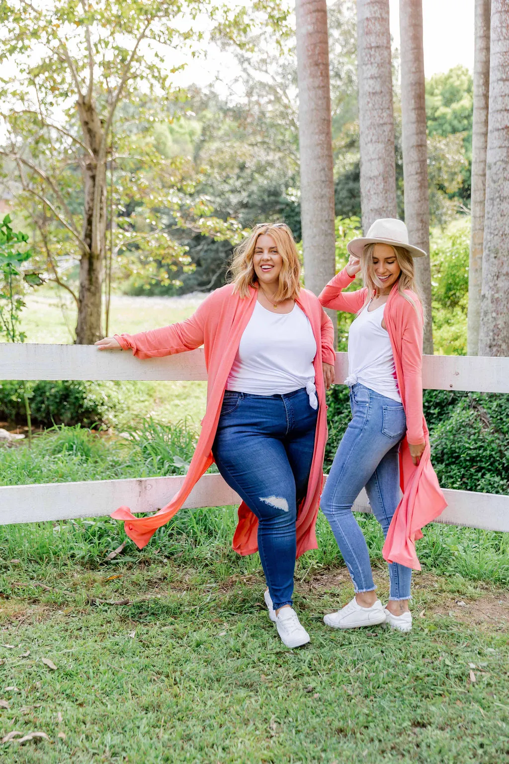 Jane Cardigan in Coral