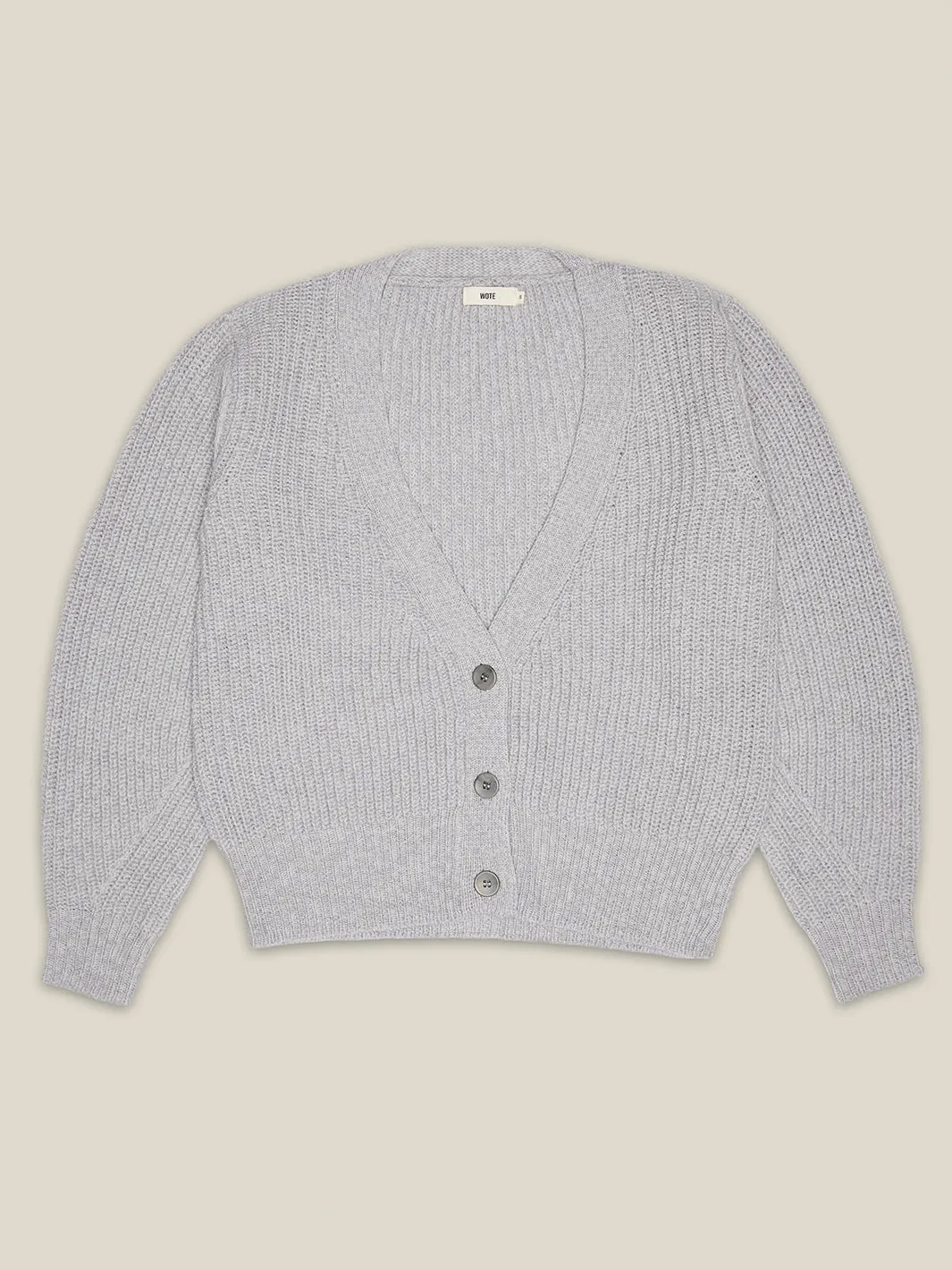 Knitted Cardigan In Merino Wool