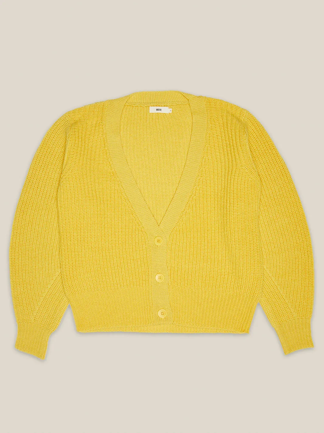 Knitted Cardigan In Merino Wool