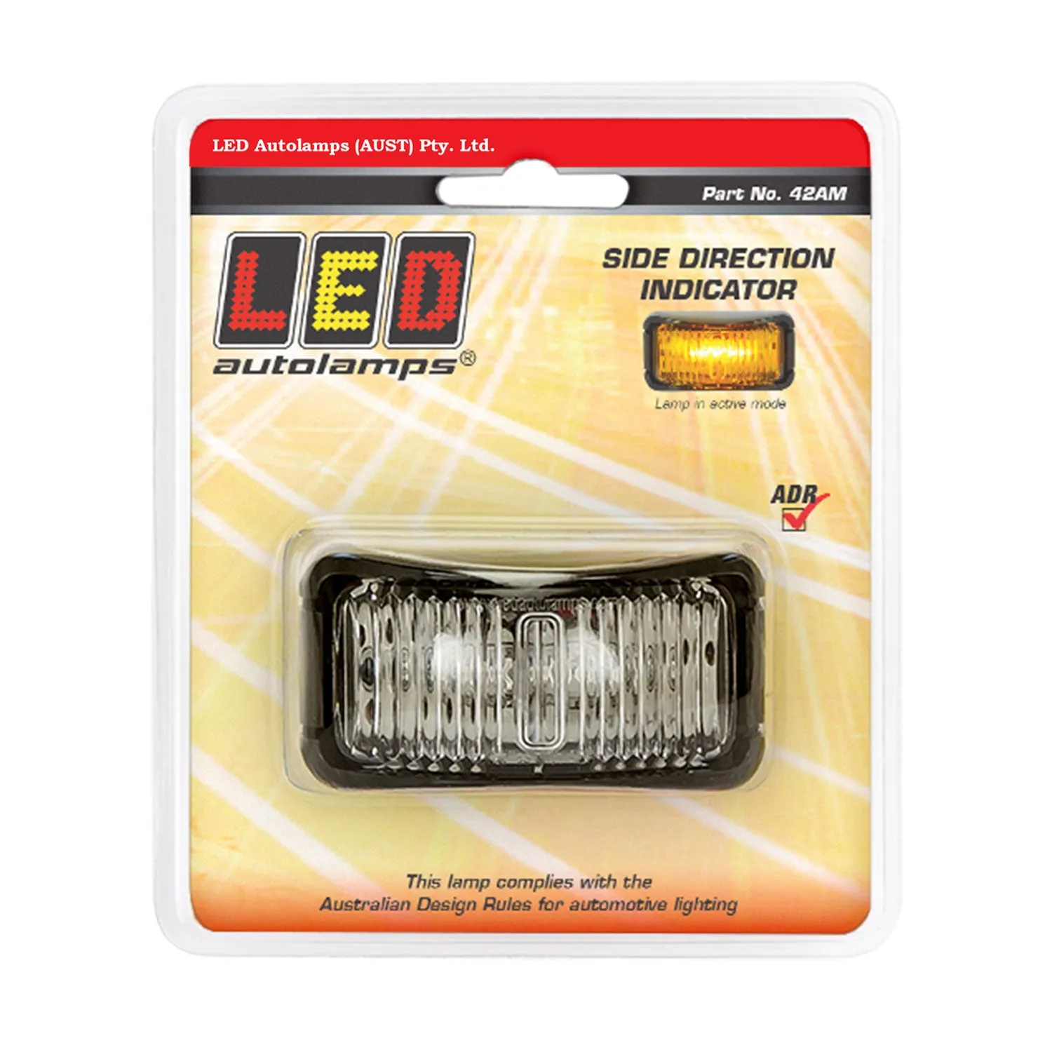 LED Autolamps 42AM LED Category 5 Side Direction Indicator Lamp