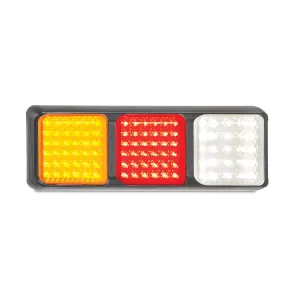 LED Autolamps 80BARWM 12/24V Rear Combination LED Lamp Triple Assembly - Stop/Tail/Indicator/Reverse