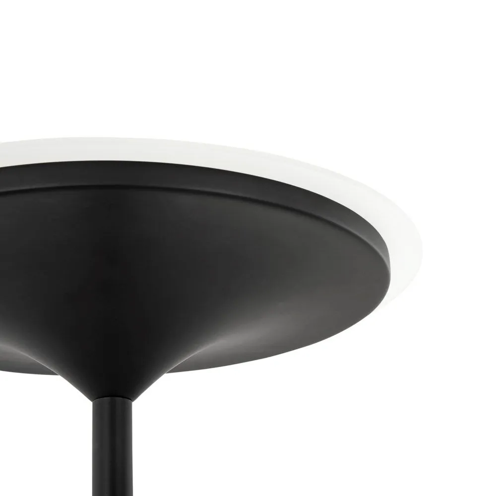 Leipzig LED Torchiere in Museum Black