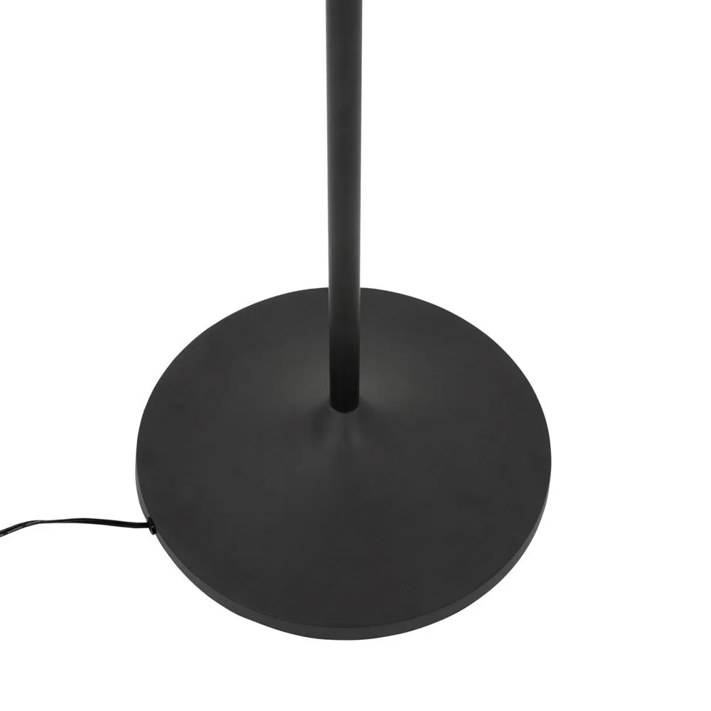 Leipzig LED Torchiere in Museum Black