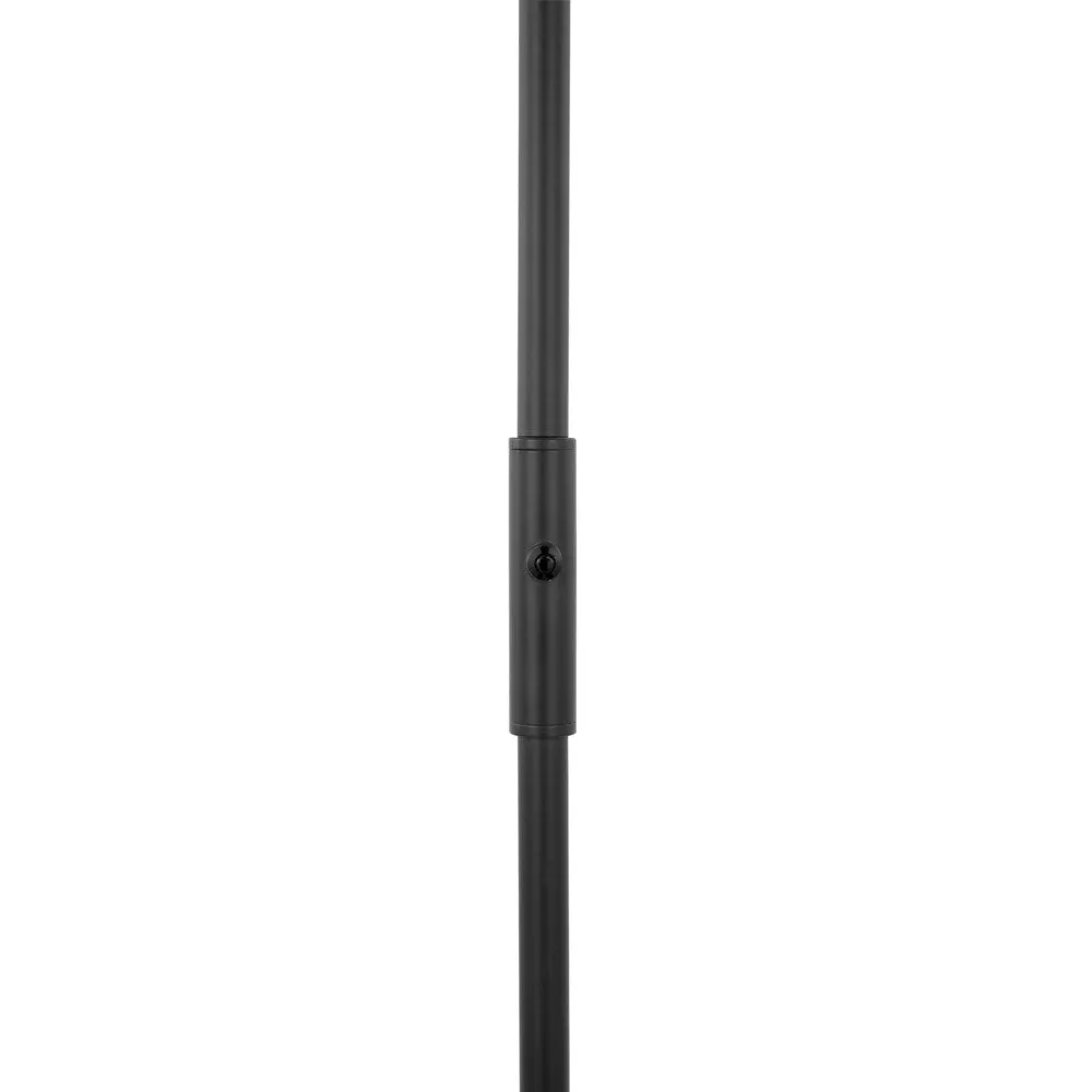 Leipzig LED Torchiere in Museum Black