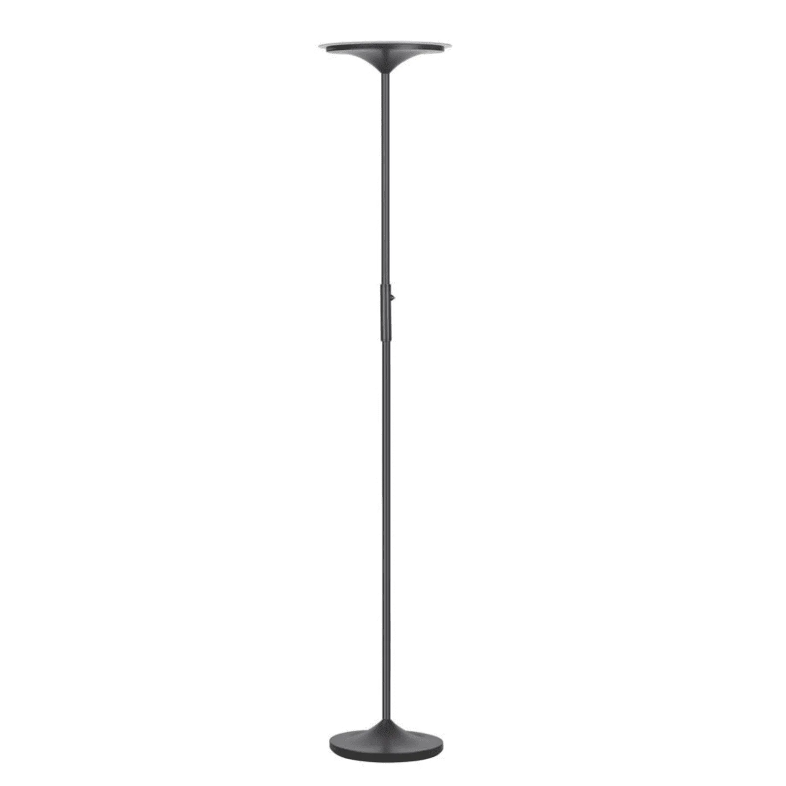 Leipzig LED Torchiere in Museum Black