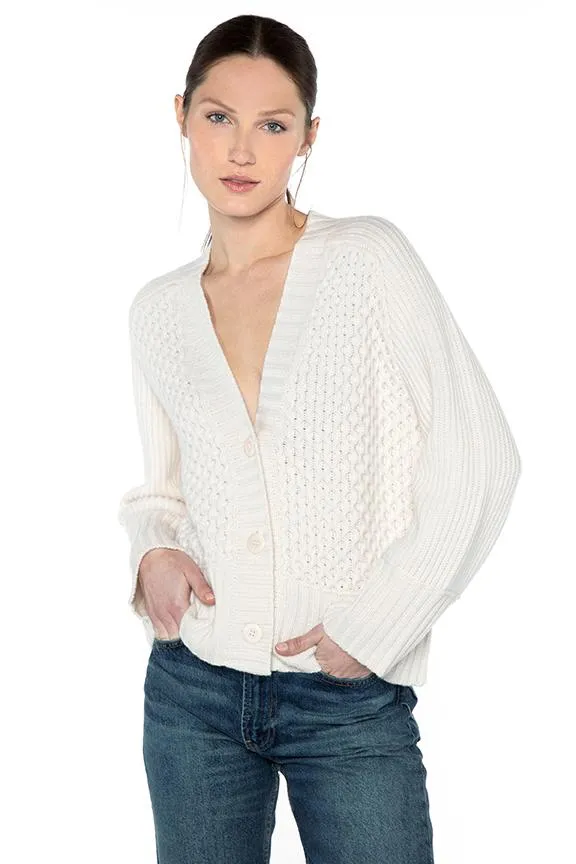 Luxe Mixed Stitch Cardigan