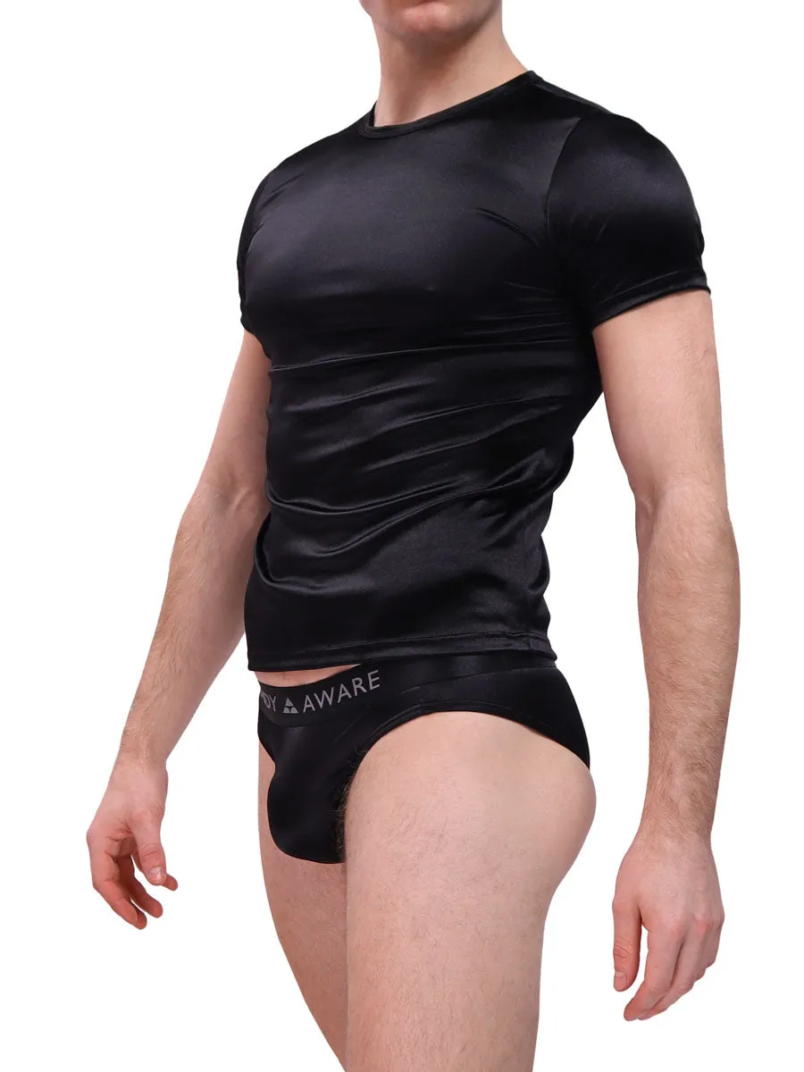 Luxe Satin T-Shirt