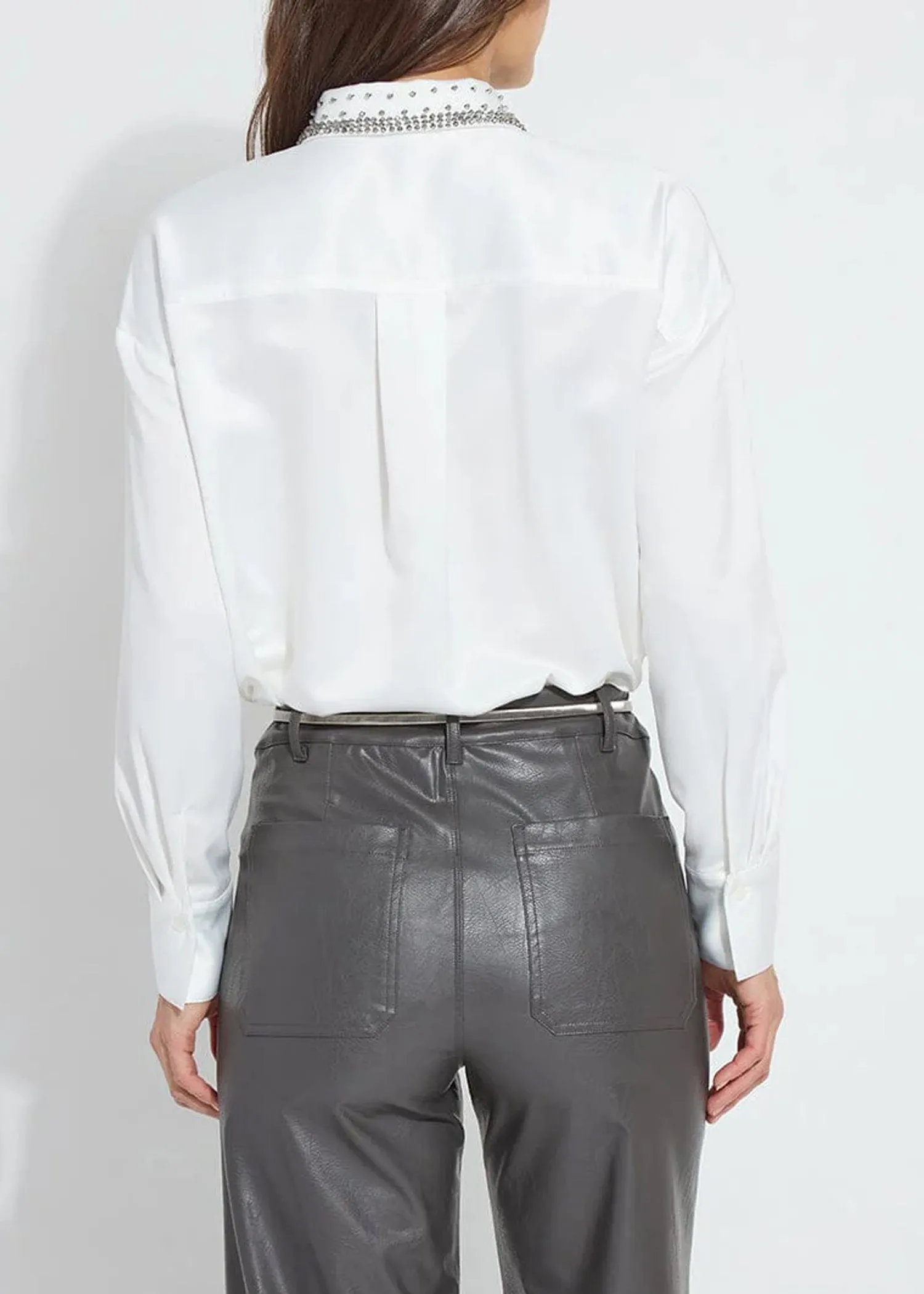 Lysse Aurora Beaded Satin Shirt - FS