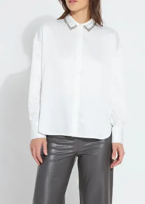 Lysse Aurora Beaded Satin Shirt - FS
