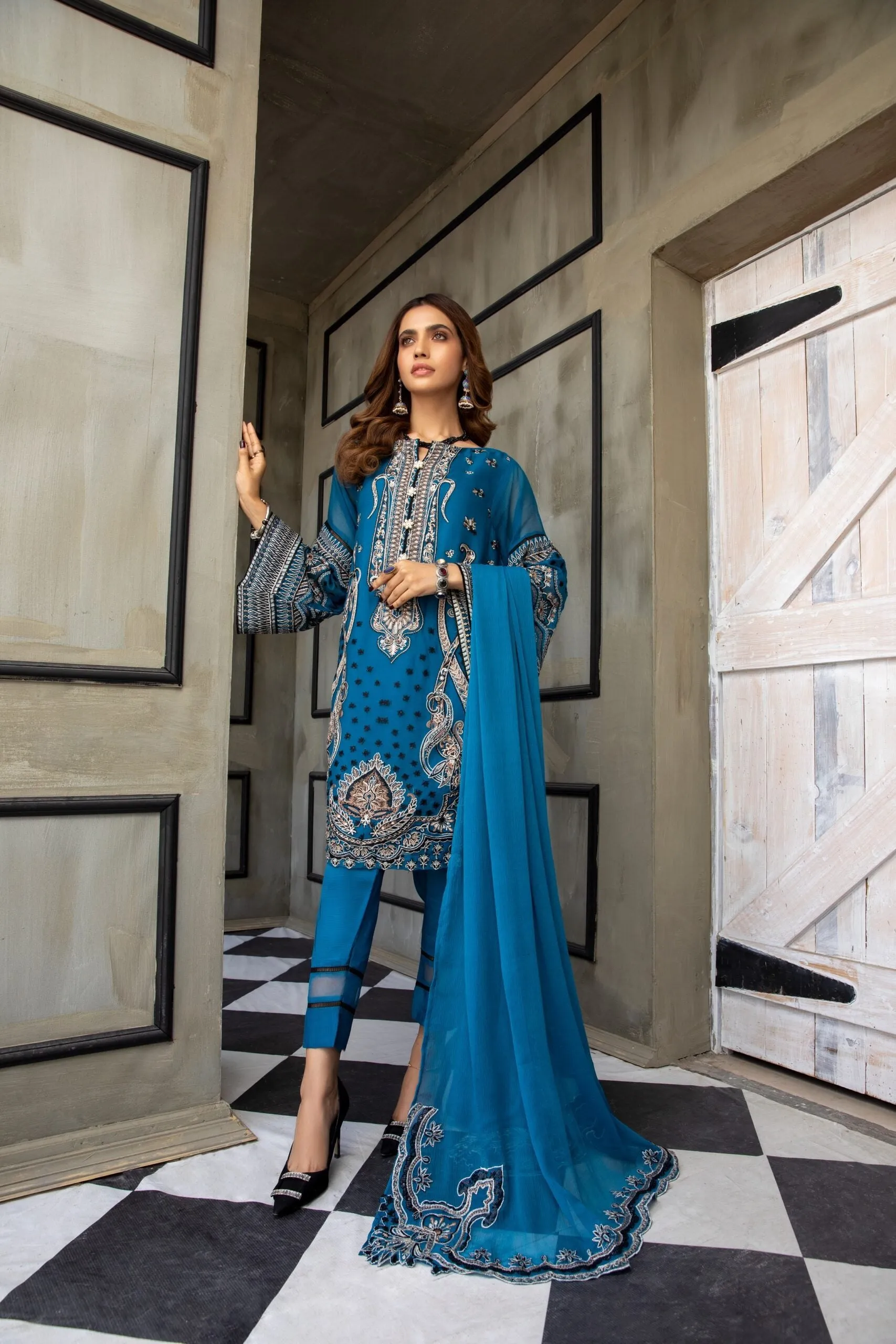 Meraki Embroidered Chiffon Collection Vol-3 – MCE3-2