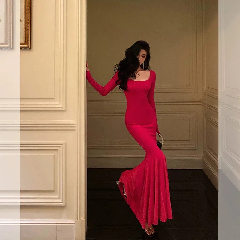 mermaid dress new sexy long party dress     S5617