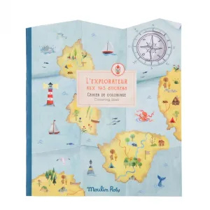 Moulin Roty kleur en stickerboek explorer 3 