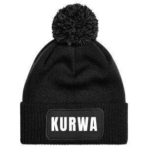 Mütze mit Bommel - Kurwa