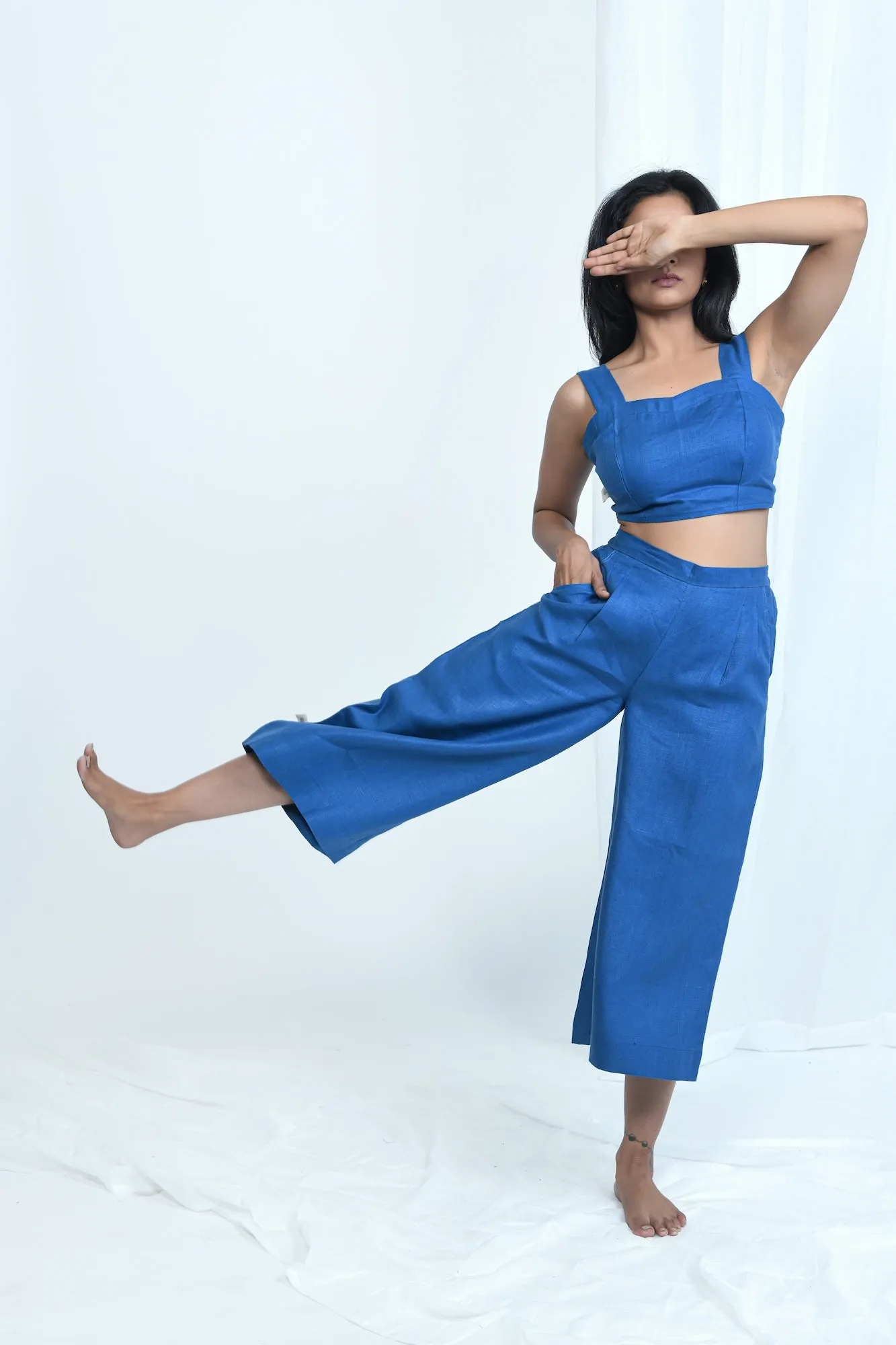 Multi Pocket Hemp Wide Leg Pants | Sustainable fabric