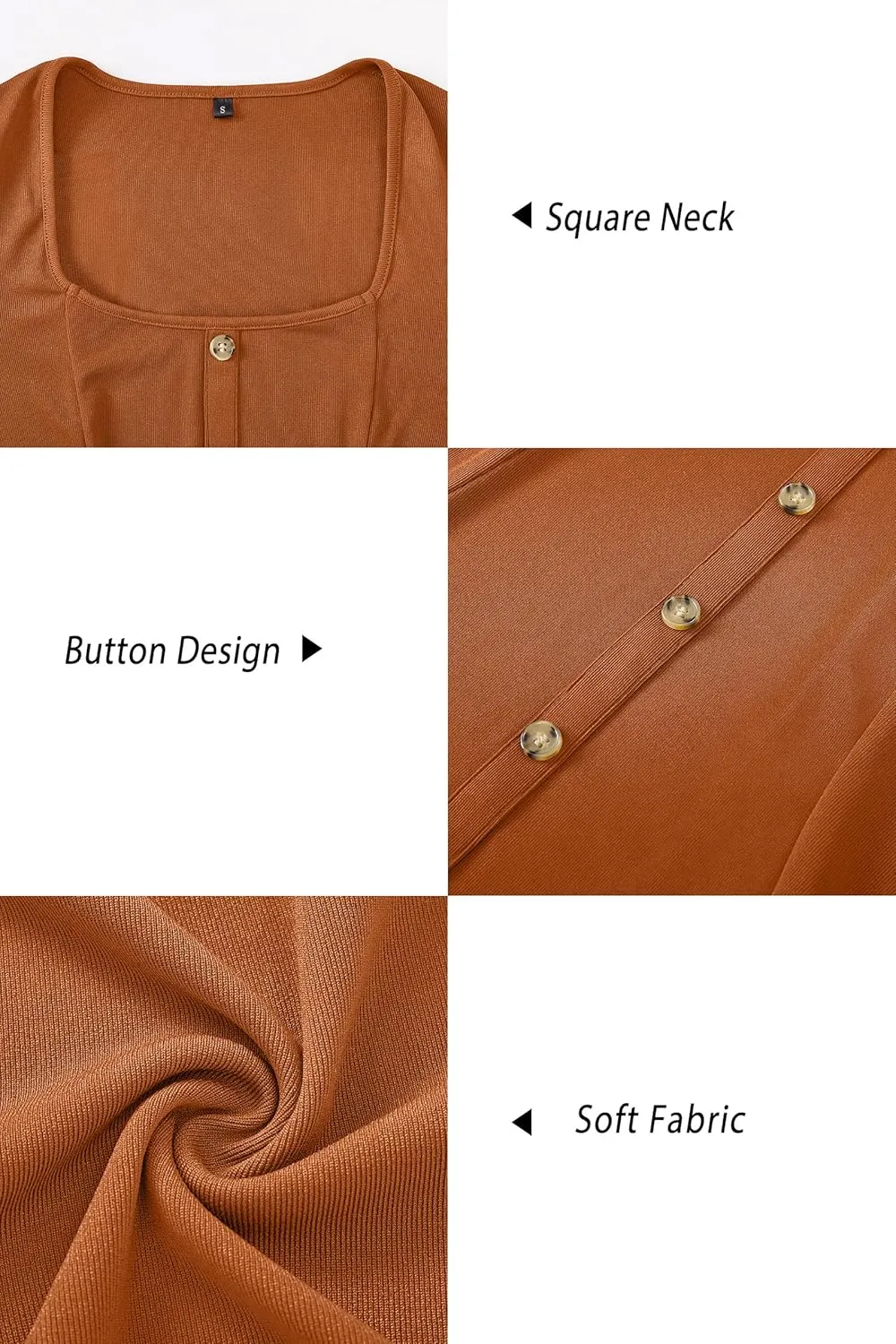 Newshows Women 2024 Fall Dress Long Sleeve Holiday Outfits Square Neck Casual Winter Ribbed Knit Dresses Trendy