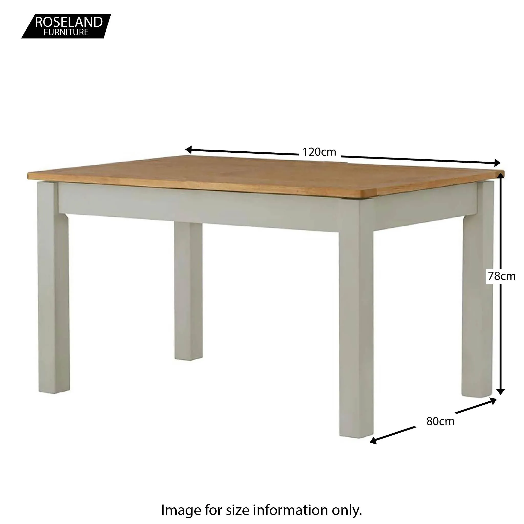 Padstow Grey 120cm Dining Set - 4 x Chairs