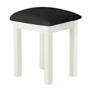 Padstow White Dressing Stool