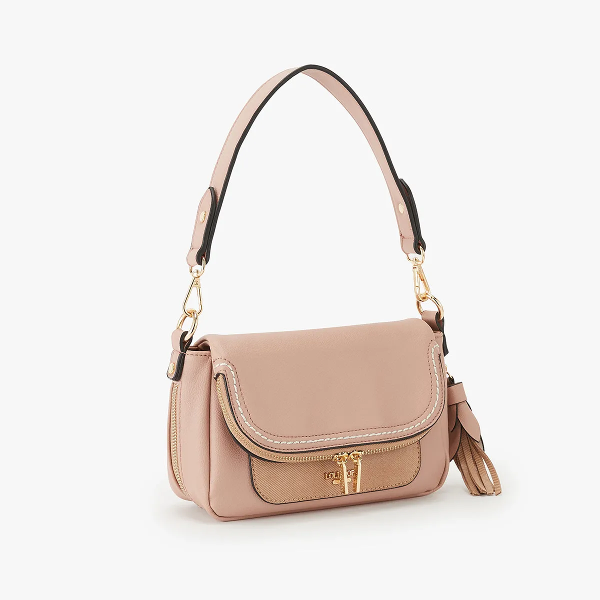 Petit sac bandoulière rose Kingston