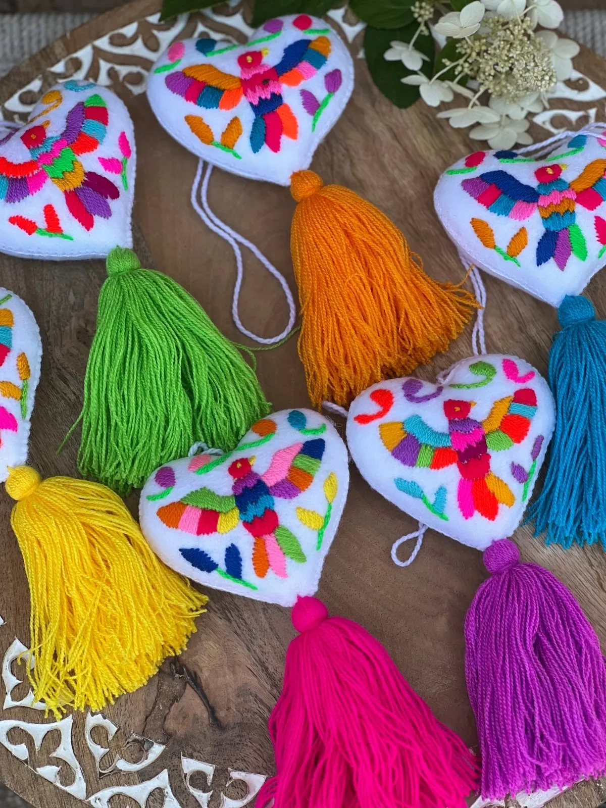 Pompon Otomi Keychain