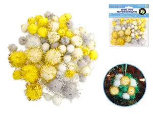Pompon scintillant (paquet de 75)