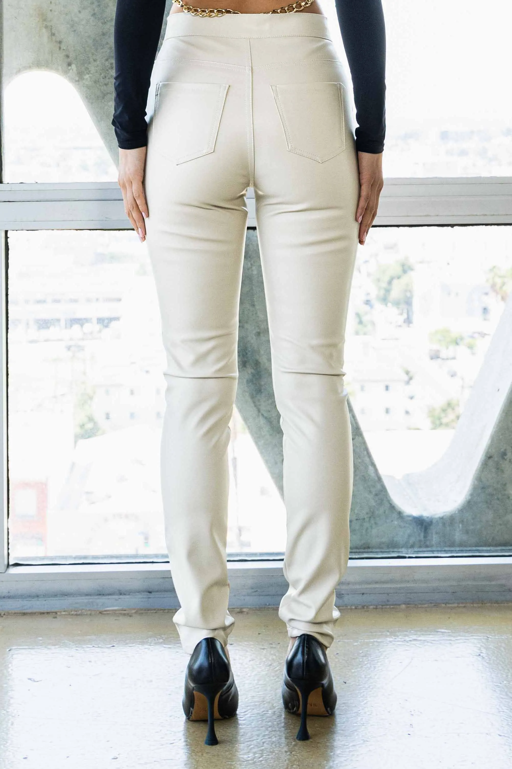 PU Vibrant Skinny Jeans