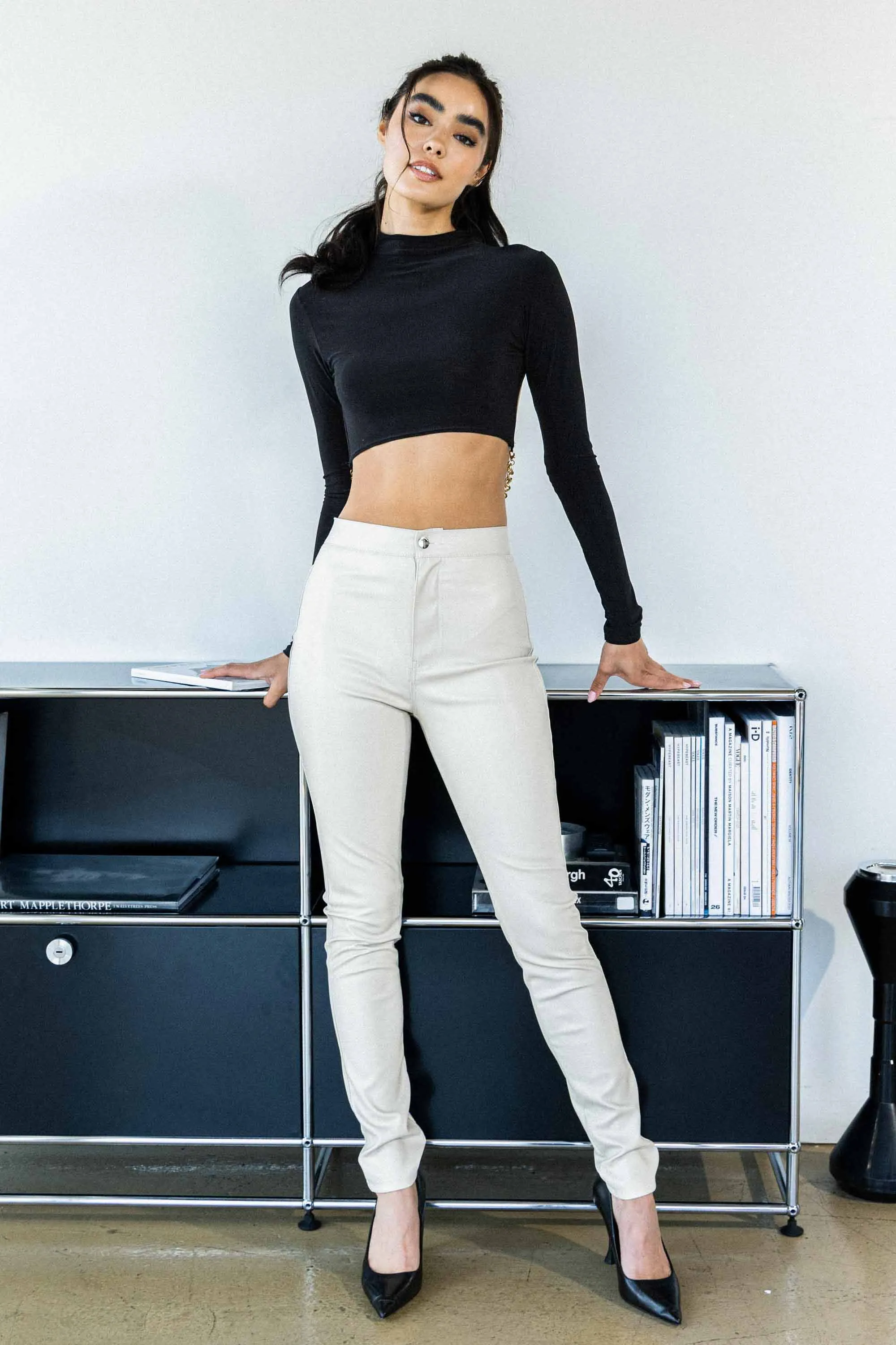 PU Vibrant Skinny Jeans