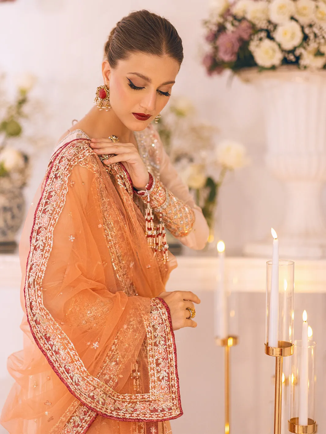 Roheenaz Sawariya Luxury Kalidaar Chiffon Formal Collection – DN-01