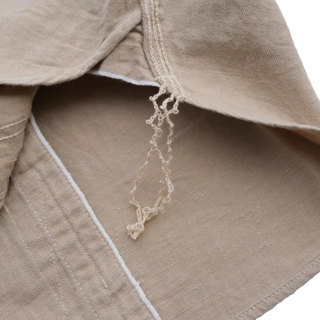 Samurai SJCBS24-HB Selvedge Herringbone Work Shirt (Beige)