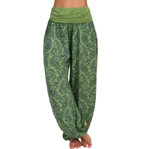 Silent Echoes Harem Wide-Leg Pants