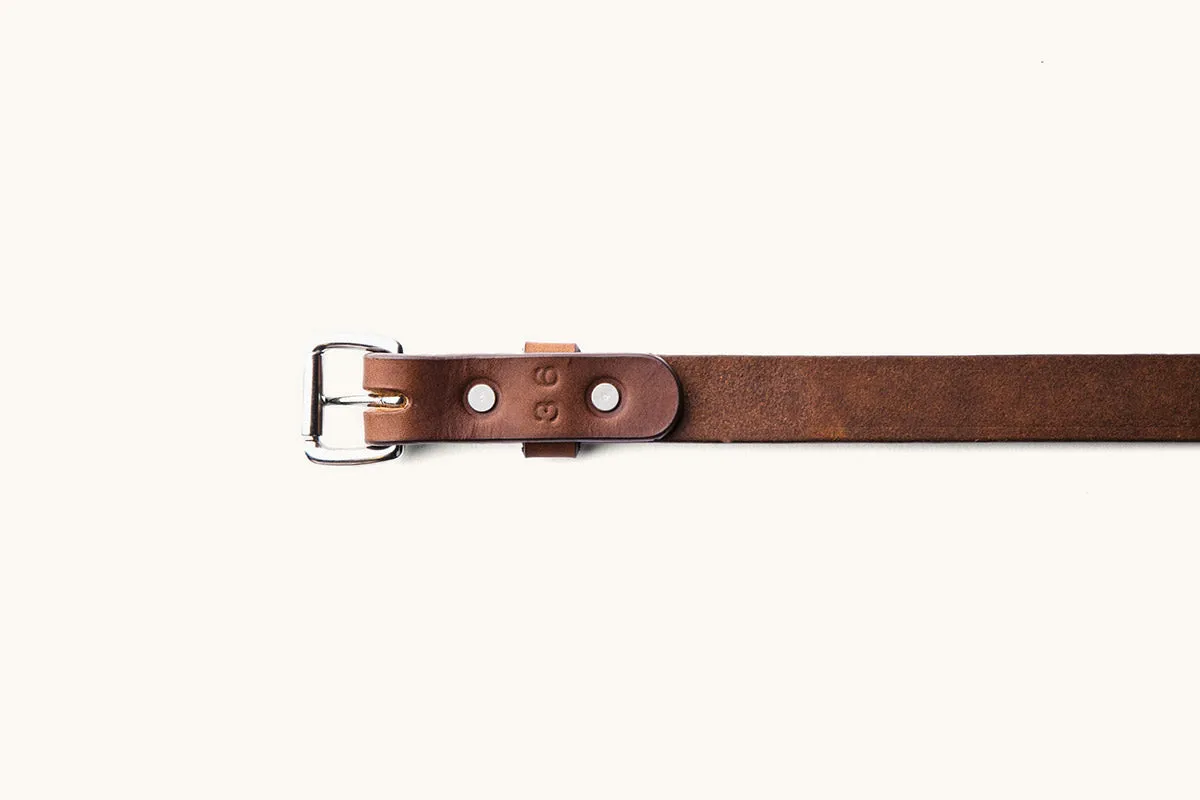 Skinny Standard Belt - Cognac