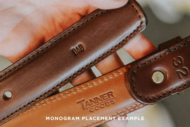 Skinny Standard Belt - Cognac