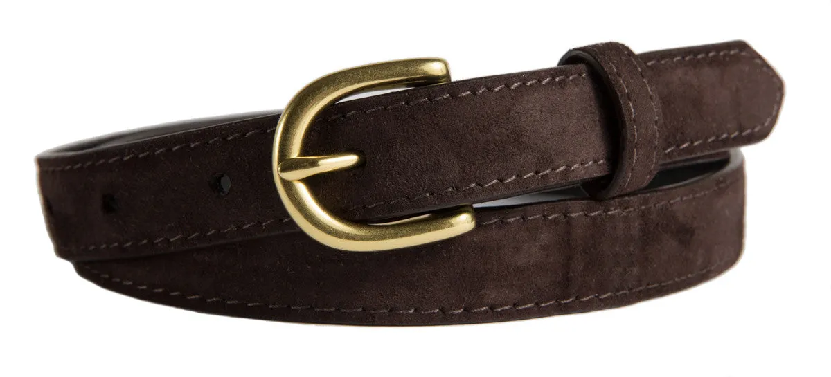 Soho Belt, (0.75") Gold Buckle