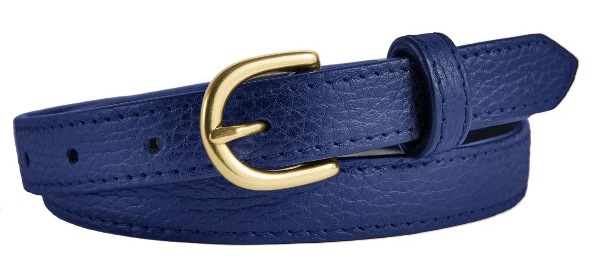 Soho Belt, (0.75") Gold Buckle