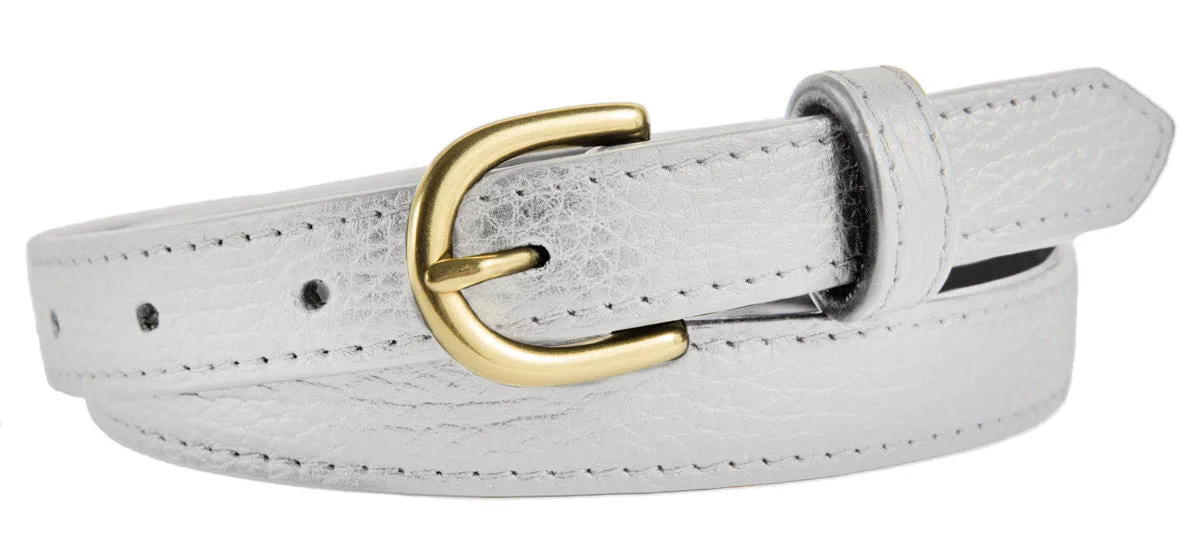 Soho Belt, (0.75") Gold Buckle