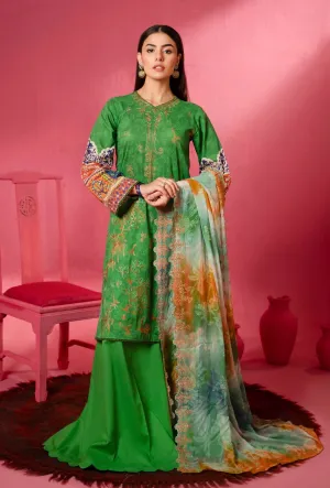 Soz Kesimi Lawn By Gull Jee – Design 12