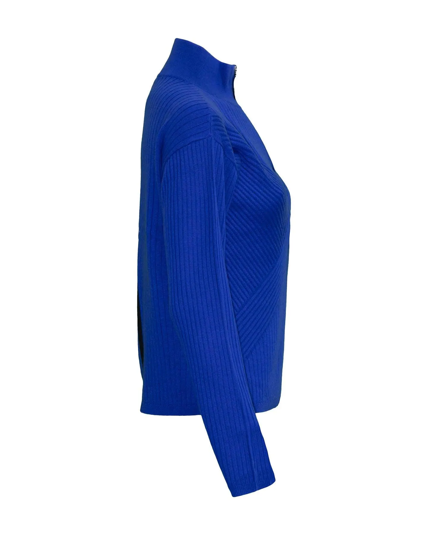 Troyer Collar Zip Cardigan