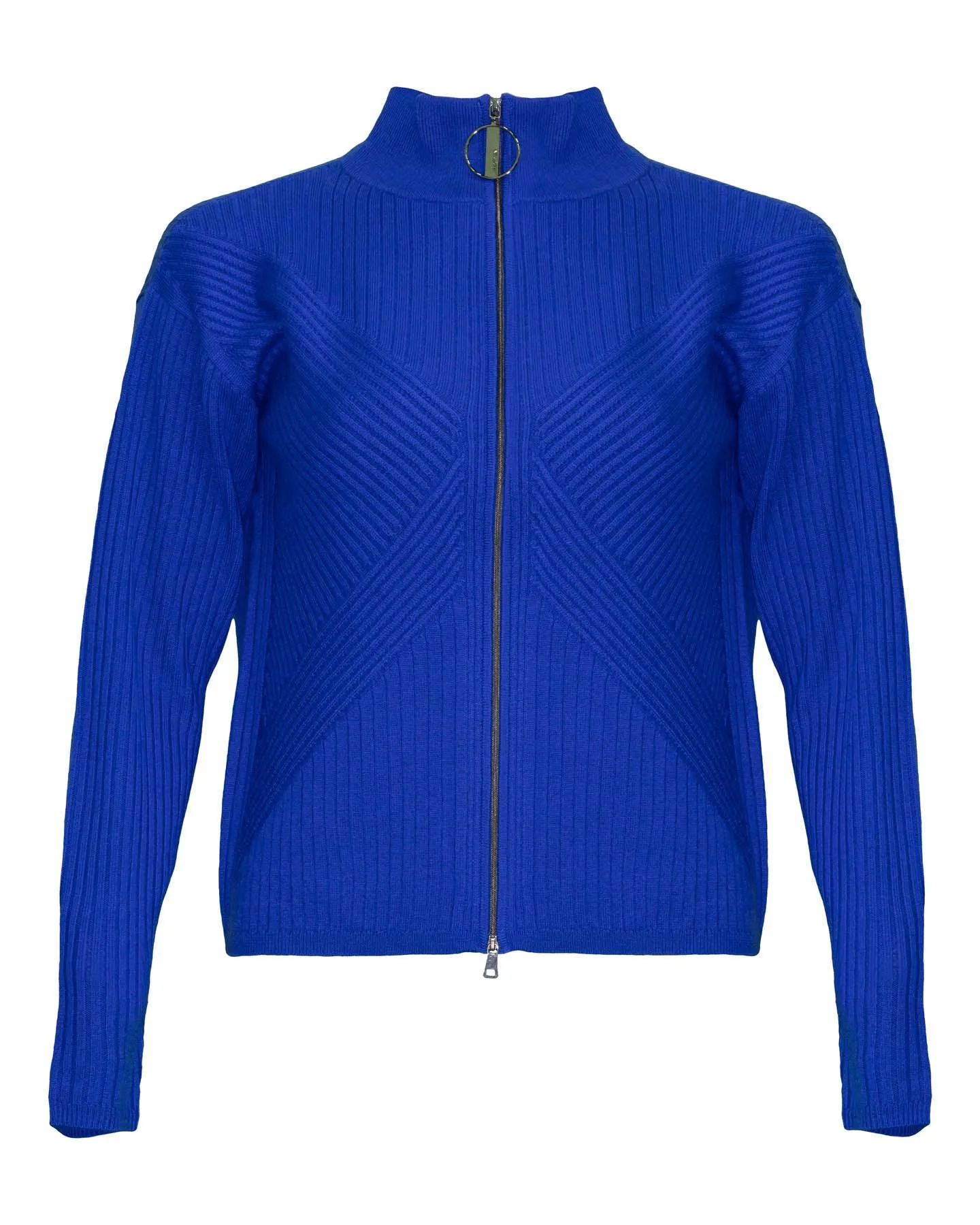 Troyer Collar Zip Cardigan