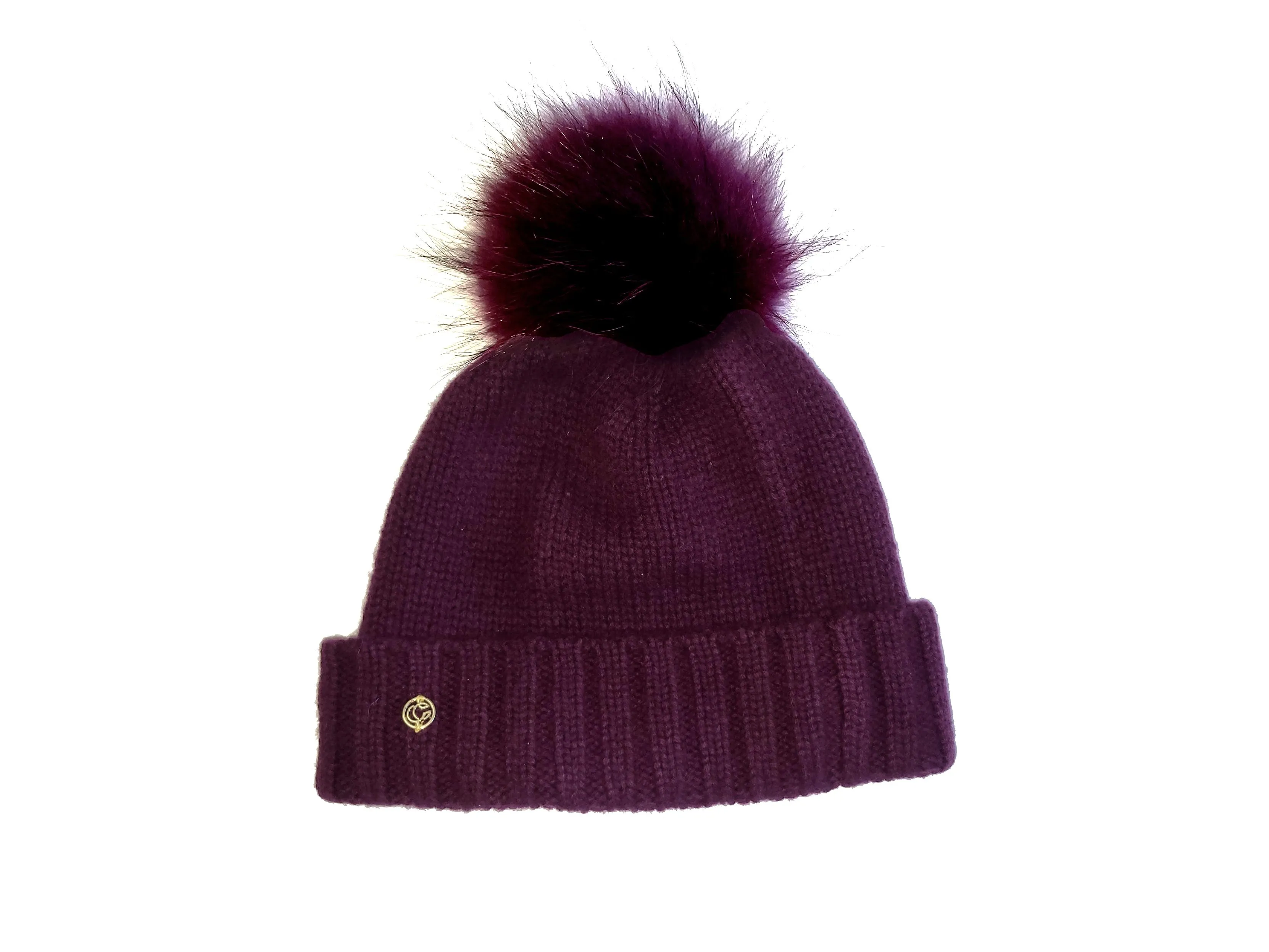 Tuque avec Pompon Giovana (Berry) de CTR