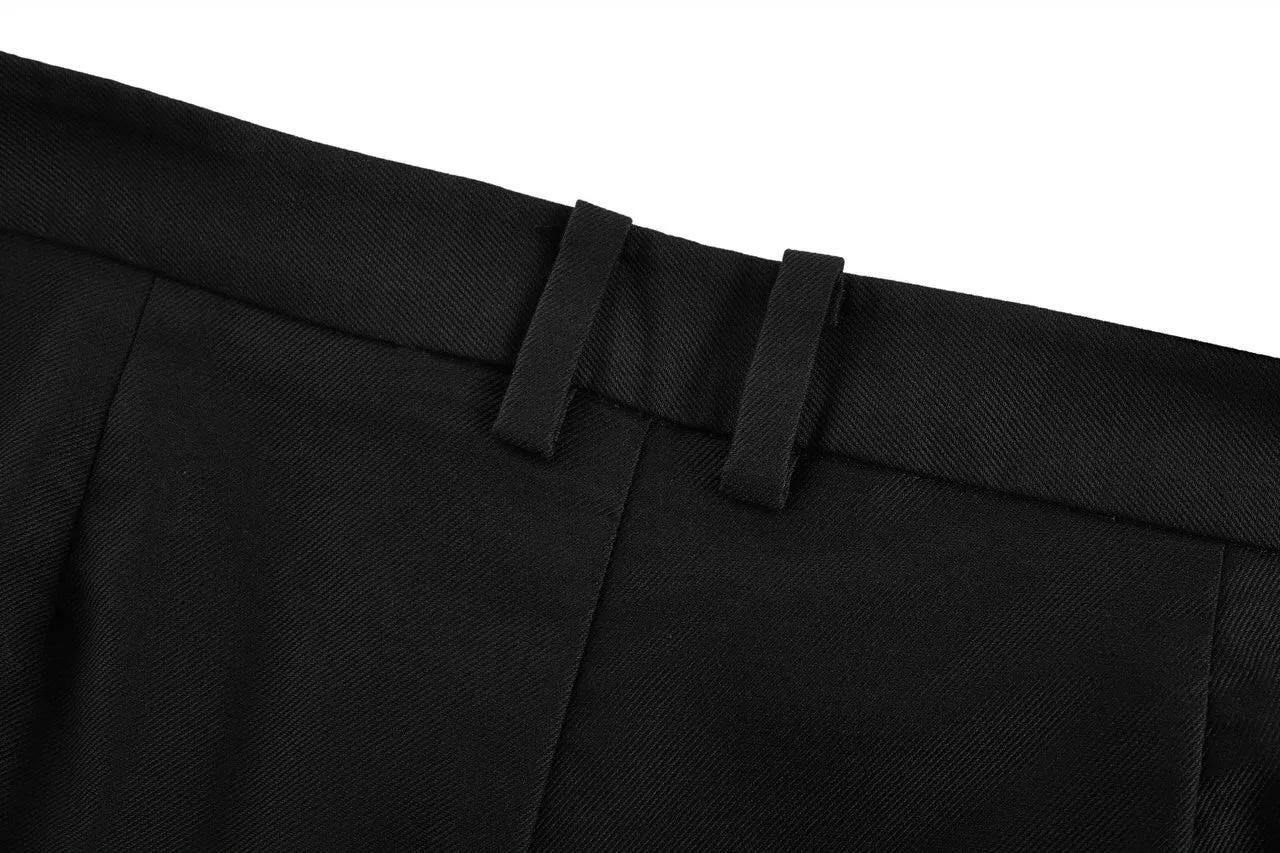 Twill Cotton Skinny Pants