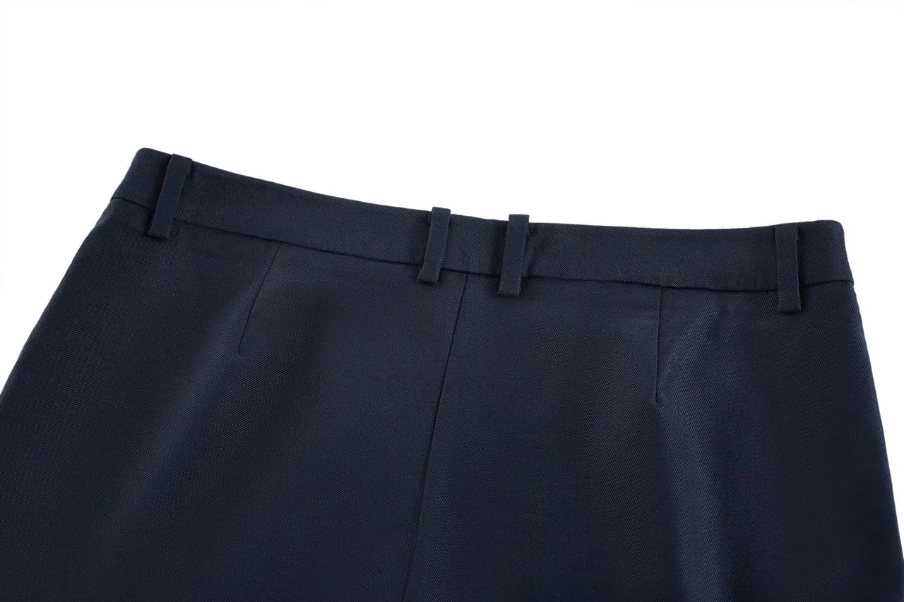 Twill Cotton Skinny Pants