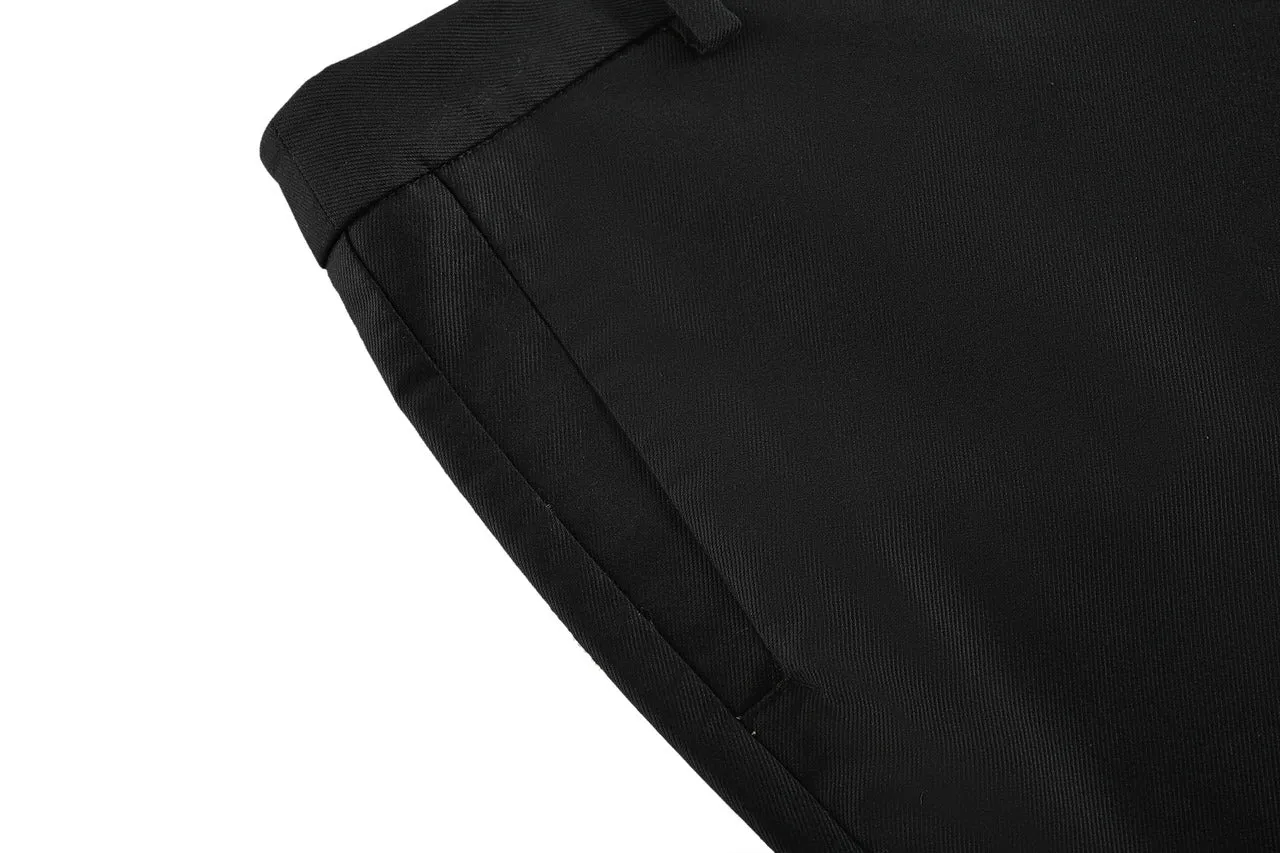 Twill Cotton Skinny Pants