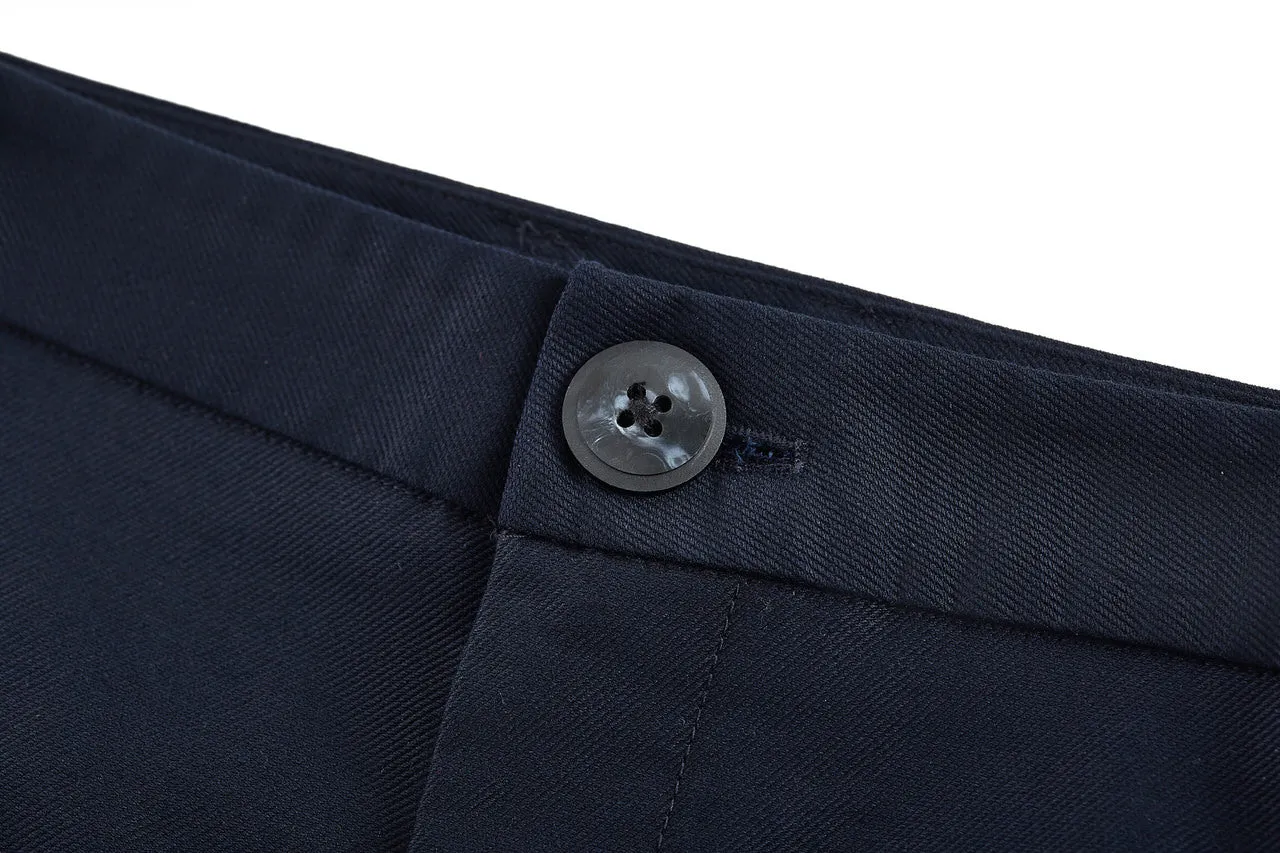 Twill Cotton Skinny Pants