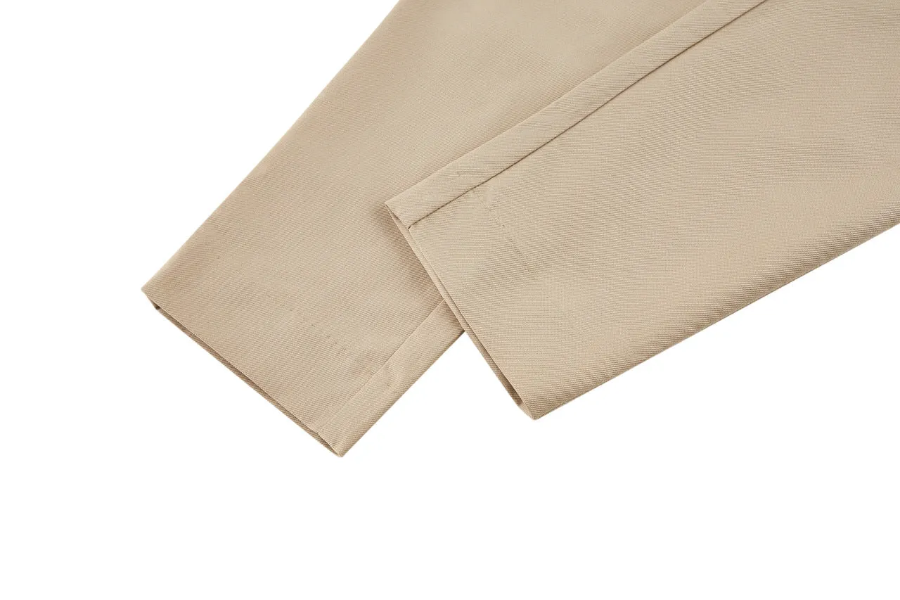 Twill Cotton Skinny Pants