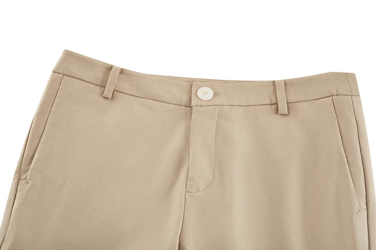 Twill Cotton Skinny Pants