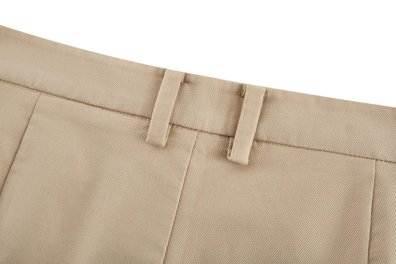Twill Cotton Skinny Pants